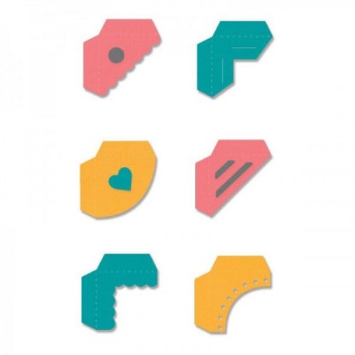 سيزيكس قالب قص شكل أركان مزخرفة بإبداعية حزمة 7 قط...