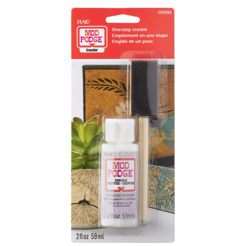 غراء مد بودج لطبقة علوية بتأثير متصدع - مع فرشاة إ...