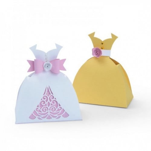 سيزيكس قالب قص صندوق بشكل فستان حزمة 7 قطع