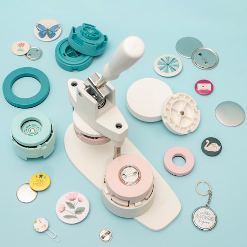 مجموعة أدوات مكبس صانع البروش و البادجز