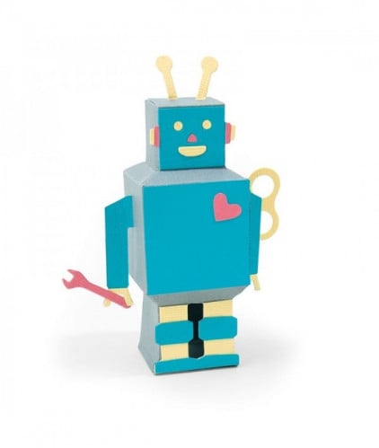 Sizzix Thinlits Die Set 8PK - 3-D Robot