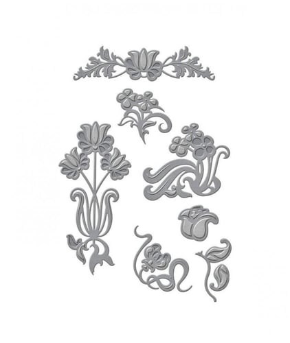 سبيلبينديرز قوالب قص أشكال ورود منوعة