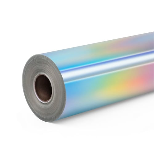 لفة فينيل لاصق دائم (فضي لؤلؤي هولوغرافيك)