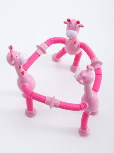 انبوب التوتر على شكل زرافه الألوان عشوائية