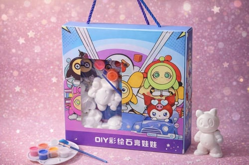 لعبة تلوين مجسمات بأشكال مختلفة