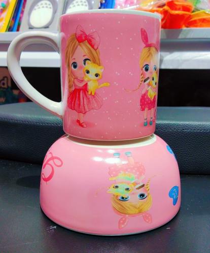 كوب مع زبدية