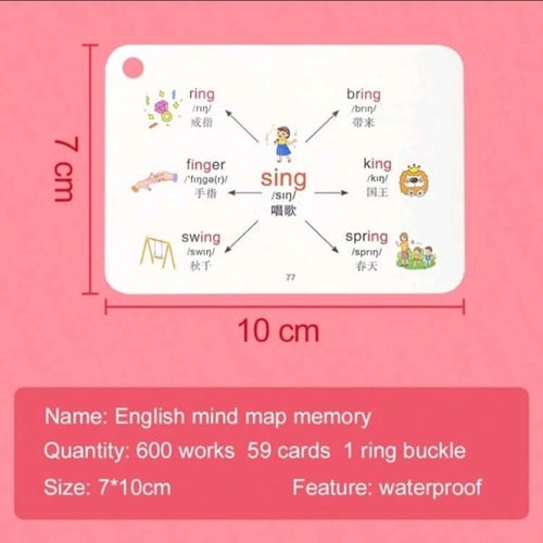 بطاقات تعليمية للغة الإنجليزية