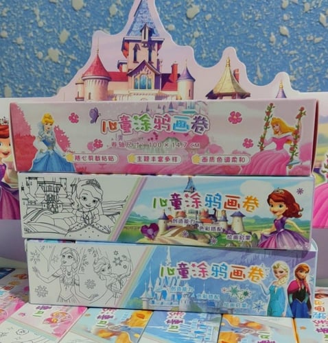 رول تلوين الأميرات . كرومي ..... أشكال مختلفة