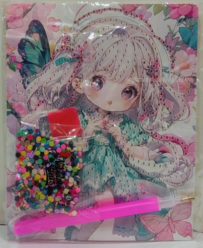 الرسم بالكرستال اللوحة الماسية