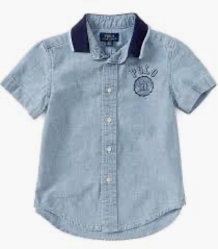 قميص ولادي جنز خفيف رالف لورين Ralph Lauren