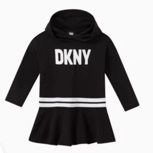 فستان بناتي أسود دكني Dkny