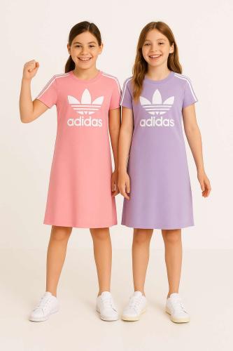فستان وردي Adidas