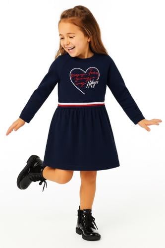 |فستان بناتي تومي هيلفيغر (Tommy Hilfiger) كحلي بش...