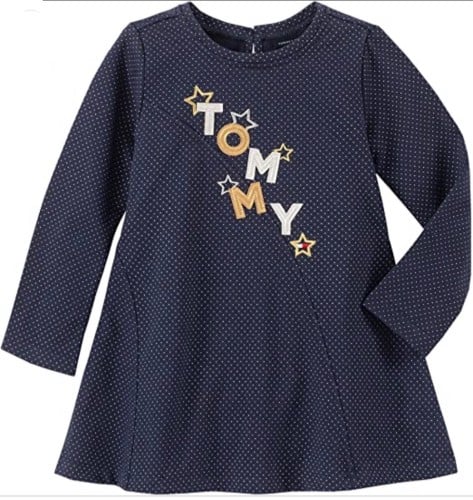 |فستان بناتي تومي هيلفيغر (Tommy Hilfiger) كحلي من