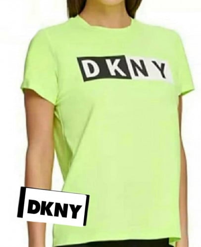 تيشرت نسائي قطن تفاحي دكني Dkny