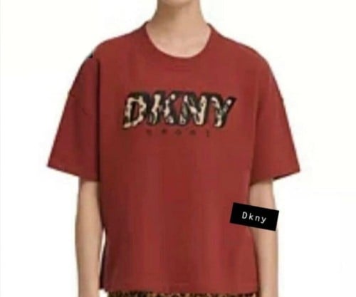 تيشرت شتوي عنابي دكني Dkny