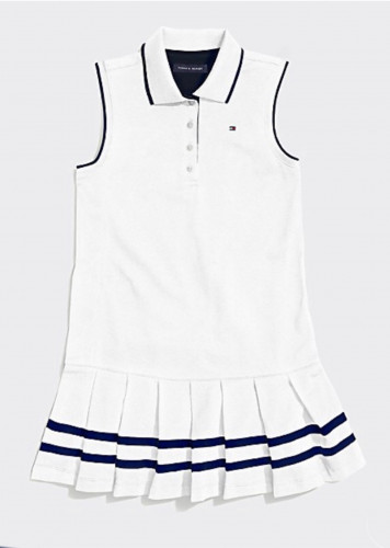 فستان بناتي تومي هيلفيغر (Tommy Hilfiger) ابيض