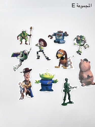 ملصقات حكاية لعبة ( 10 قطع )