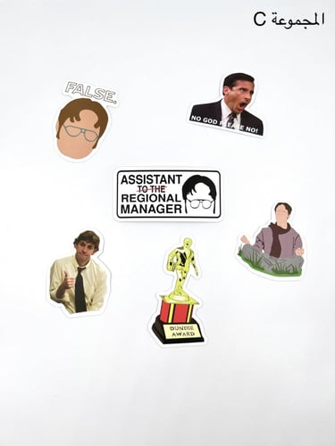 ملصقات ذا أوفيس ( 6 قطع )