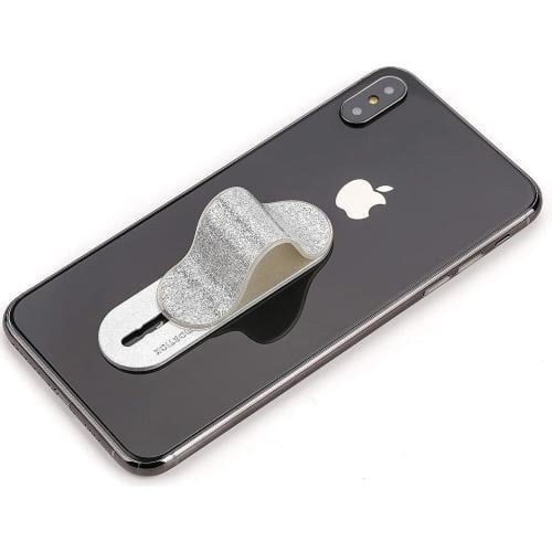 مسكة جوال - مسكة مومستيك نسائي فضي A-PE-01