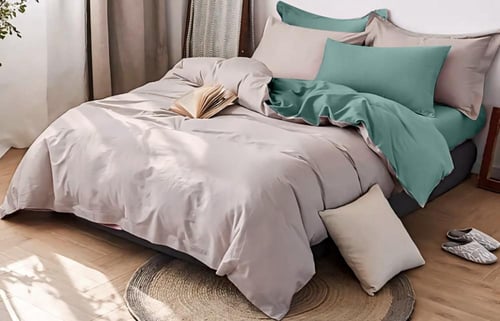 بكج المفارش الفندقية الملونة