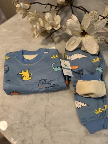 بجامة للجنسين مبطن (شتوي)