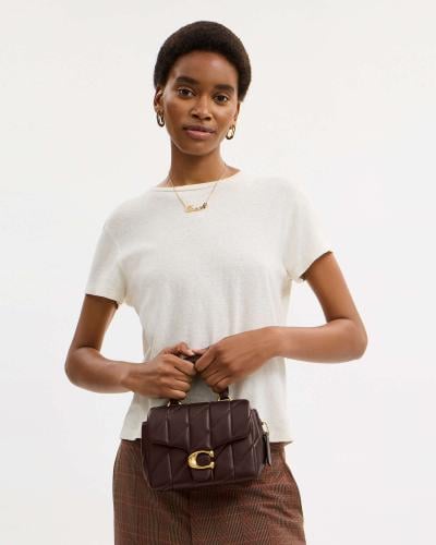 Tabby Top Handle Bag With Quilting coach, 3-4 weeks order