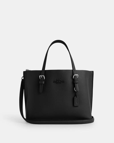 Coach Mollie Tote 25 In Signature Canvas شنطه حجم...