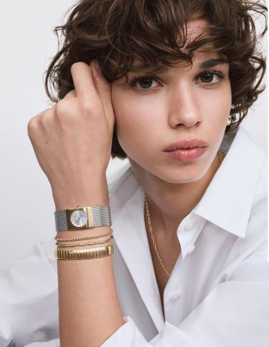 Calvin Klein women's wristwatch, gold and silver mixed, with a 2-4 week delivery time.
