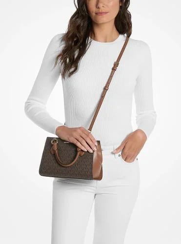 مايكل كورس Marilyn Small Signature Logo Messenger Bag