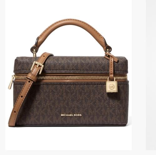 مايكل كورس Jana Extra-Small Signature Logo Convertible Crossbody Bag بالطلب ٢-٤ اسبوع