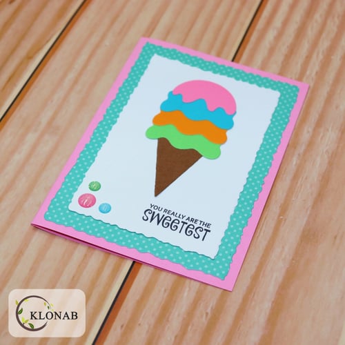 بطاقة الآيس كريم