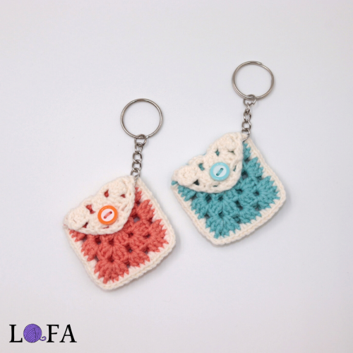 ميدالية شنط الكروشيه