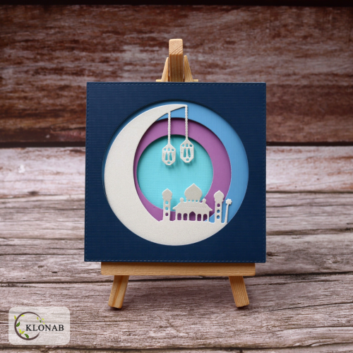 لوحة المسجد والهلال