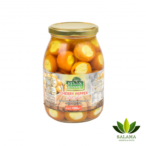 فلفل كرز اصفر محشي جبن تركي