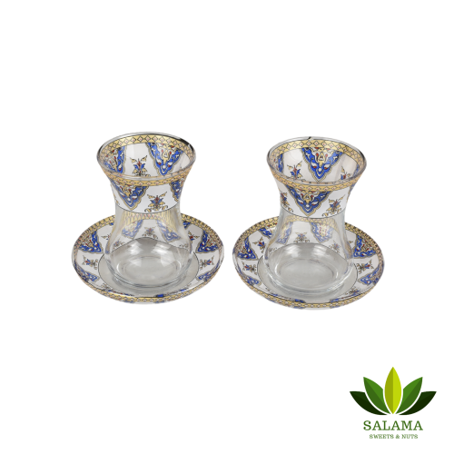 كاسات شاي تركية 4 قطع