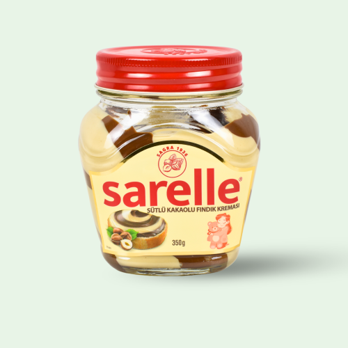 كريمة بندق بالكاكاو والحليب sarelle