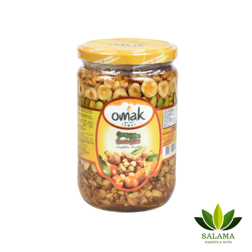 مكسرات بالعسل تركي Omak