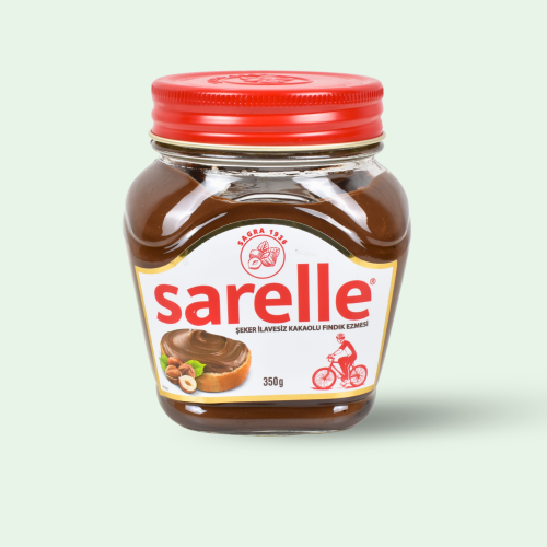 كريمة البندق بالكاكاو بدون سكر مضاف sarelle