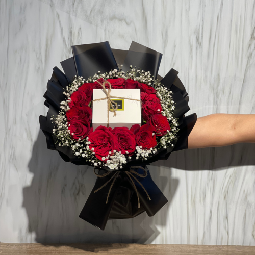 باقة ورد & شوكلاته