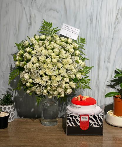 فازة ورد & كيك