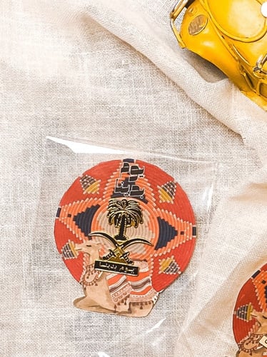 بروش يوم التأسيس سيفين ونخله+كرت الجمل