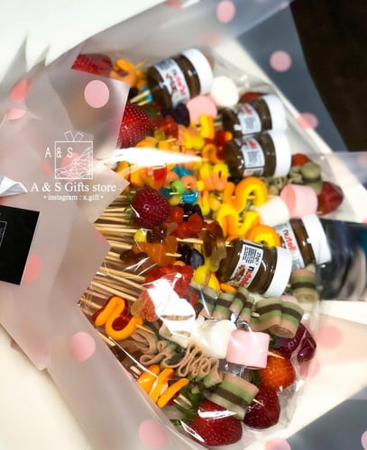 بوكيه مكس(كبير) كاندي&فراوله&نوتيلا