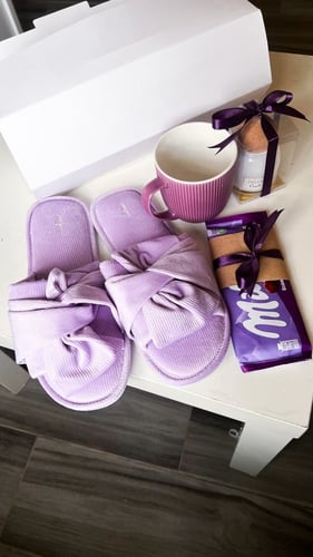 بوكس الشتاء بنفسجي