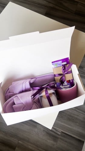 بوكس الشتاء بنفسجي