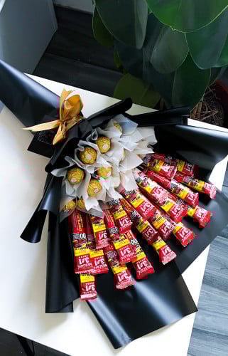 باقة القهوة والشوكلاته