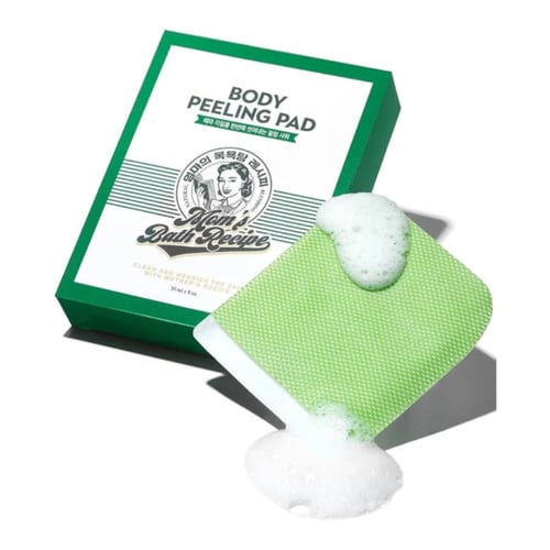 الليفة الكورية قفازات تقشير الجسم من مومز لون اخضر...