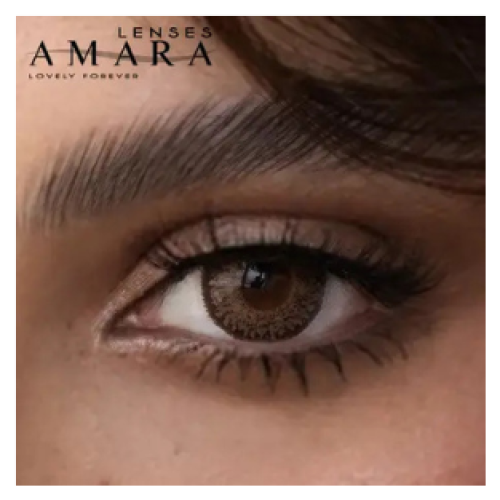 امارا عدسات لاصقة ملونة شهرية -باربي براون