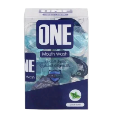 كبسولات غسول فم بنكهة النعناع 20 حبة من ون -15 مل