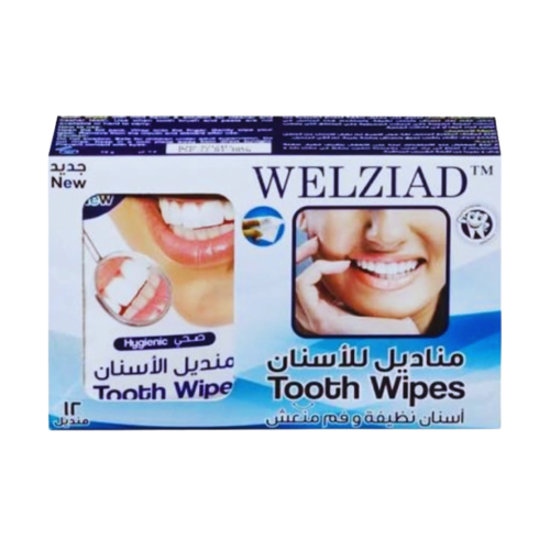 مناديل تنظيف اسنان ويلازياد - 12 منديل
